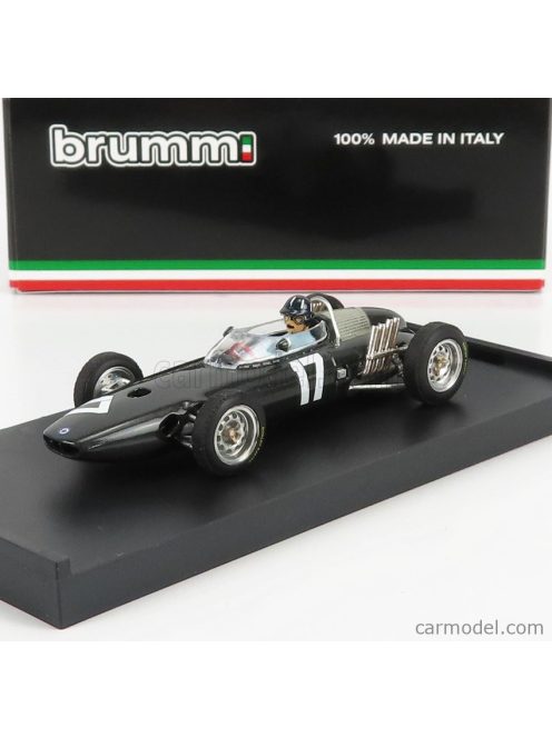 Brumm - Brm F1 P57 N 17 Winner Holland Europe Gp Graham Hill 1962 World Champion - With Driver Figure Grey Met