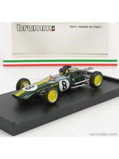   Brumm - Lotus F1 25 N 8 Winner Italy Gp Jim Clark 1963 World Champion - With Driver Figure Green