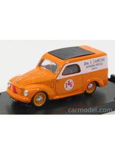 Brumm - Fiat 500 C Van Furgone Erg 1950 Orange White