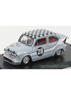   Brumm - Fiat 600 Abarth 1000 Berlina N 28 Scuderia Abarth 2Nd Zandvoort Trophy 1969 Grey