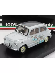   Brumm - Fiat 600 Rally Raid Roma-Calcutta 1955 13.260Km In 11 Giorni - 11 Days Grey