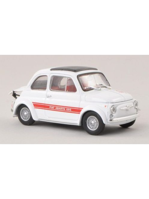 Brumm - Brumm, Fiat Abarth 695SS, weiss/rot, 1968, 1:43