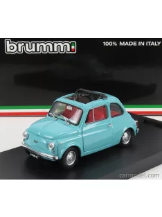 Brumm - Fiat 500R Tetto Aperto - Open 1972 Turchese Farfalla