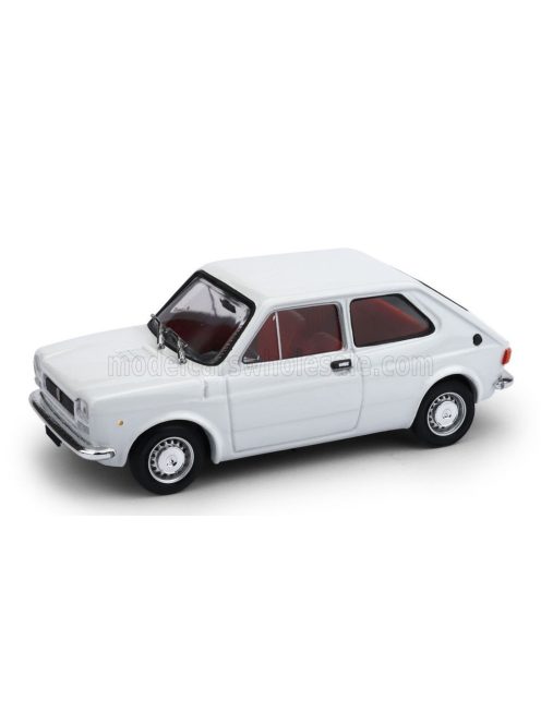 Brumm - FIAT 127 1-SERIES 1971 - RED INTERIOR BIANCO - WHITE