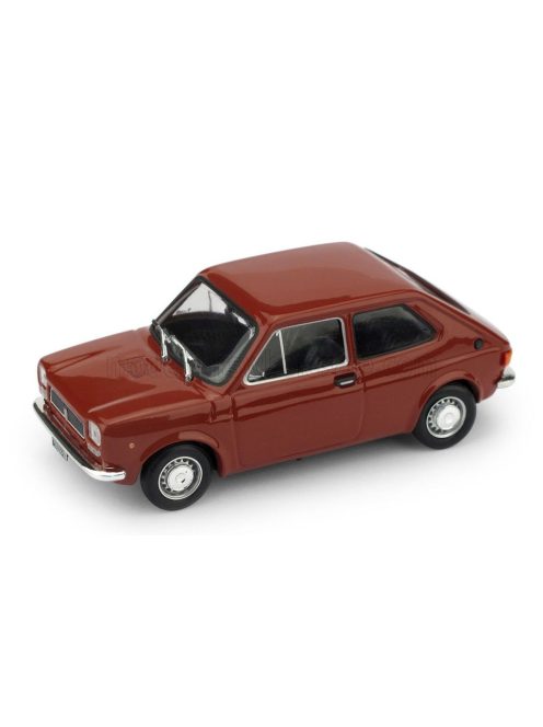 Brumm - FIAT 127 1-SERIES 1971 - BLACK INTERIOR ROSSO SIERRA - RED