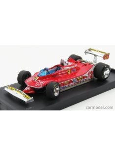   Brumm - Ferrari F1 312T4 N 12 2Nd Gp French Dijon 1979 Gilles Villeneuve Red