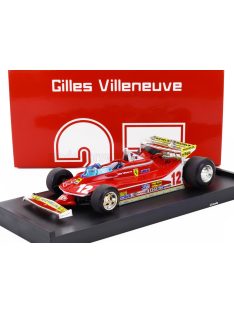   Brumm - FERRARI F1  312T4 N 12 MONACO GP 1979 GILLES VILLENEUVE RED