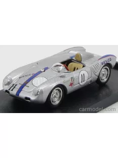   Brumm - Porsche 550A Rs Spider N 11 Riverside Mexico 1957 Ricardo Rodriguez Silver Blue