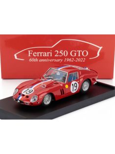   Brumm - FERRARI 250 GTO 3.0L V12 COUPE TEAM PIERRE NOBLET N 19 2nd 24h LE MANS 1962 JEAN GUICHET - PIERRE NOBLET RED WHITE BLUE