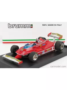   Brumm - Ferrari F1 312T5 N 2 Brazilian Gp 1980 Gilles Villeneuve Red