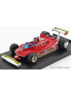   Brumm - Ferrari F1 312T4 N 12 Ovest Usa Gp 1979 Gilles Villeneuve + Pilot Red
