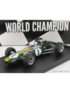   Brumm - Lotus F1 33 N 1 Winner Germany Gp Jim Clark 1965 World Champion - With Pilot - Driver Figure Green Yellow