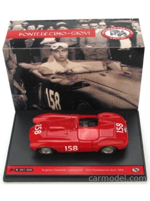 Brumm Prom - Lancia D24 N 158 Xviii Pontedecimo - Giovi 1953 Eugenio Castellotti "Rievocazione Pontedecimo - Giovi 2009" Red