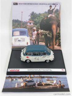   Brumm Prom - Fiat 600D Multipla 1961 - Overland Australia - England 1969 Bruce Thomas - Stuart Harper White Green