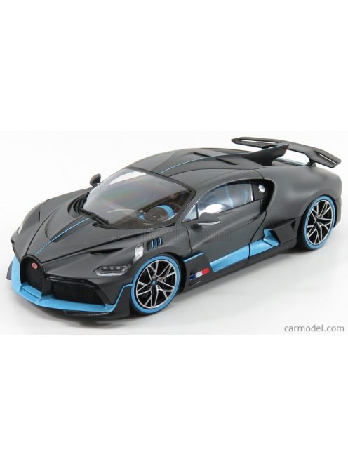 Burago - Bugatti Divo 2018 Matt Grey Light Blue