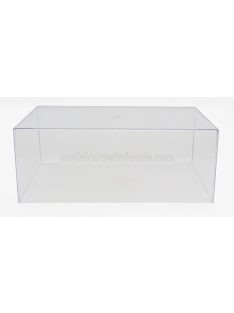   Burago - VETRINA DISPLAY BOX FOR FERRARI RED BULL F1 - ONLY TRANSPARENT COVER - SOLO COPERTURA TRASPARENTE - Lungh.LENGHT cm 33.2 X Largh.WIDTH cm 17.0 X Alt.HEIGHT cm 12.8 (altezza interna INTERIOR HEIGHT cm 12.5) PLASTIC DISPLAY