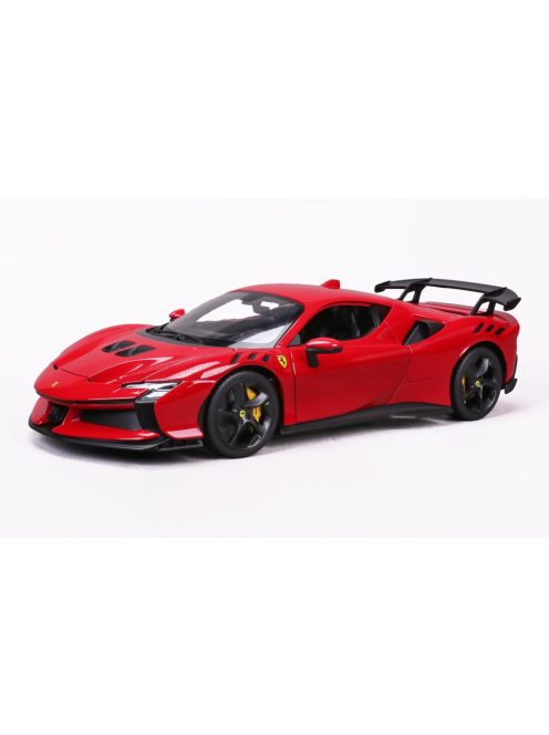 Burago - FERRARI SF90 XX STRADALE 2024 ROSSO CORSA - RED BLACK