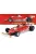 Burago - FERRARI F1  312T4 N 12 WINNER SOUTH AFRICA GP KYALAMI (WITH PILOT) 1979 GILLES VILLENEUVE RED