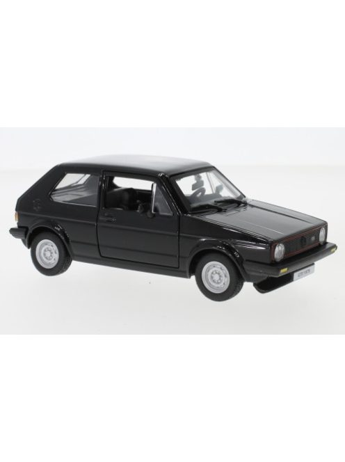 Burago - Bburago, VW Golf MKI GTI, schwarz, 1979, 1:24