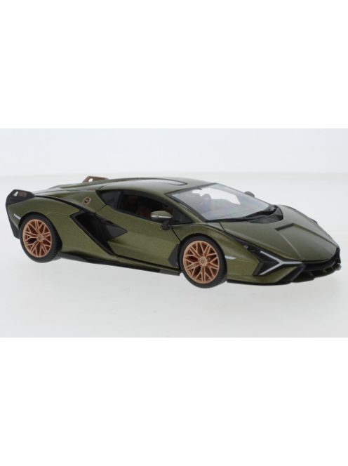 Burago - Lamborghini Sian FKP 37, oliv, 2019, 1:24