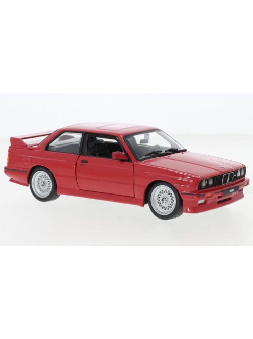 Burago - BMW M3 (E30), rot, 1988, 1:24