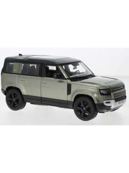 Burago - Land Rover Defender 110, hellgrün, 2022, 1:24