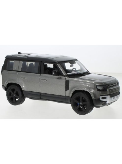 Burago - Land Rover Defender 110, grau, 2022, 1:24