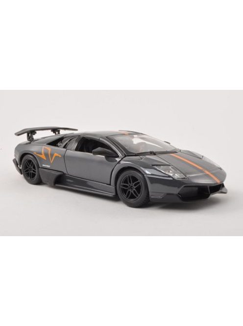 Burago - Lamborghini Murcielago LP 670-4 SV, grau/orange, 1:24