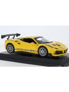 Burago - Ferrari 488 Challenge, gelb, #25, 1:24