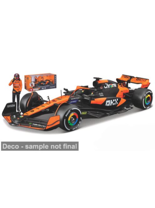 Burago - McLaren MCL38, Formel 1, 2024, #81, 1:24