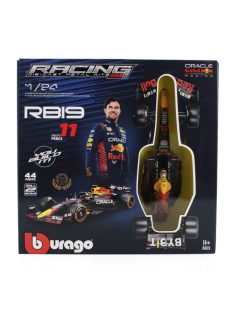   Burago - RED BULL F1  RB19 TEAM ORACLE RED BULL RACING N 11 SEASON 2023 SERGIO PEREZ MATT BLUE YELLOW RED