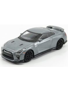 Burago - NISSAN GT-R COUPE 2017 - BLACK WHEELS GREY MET