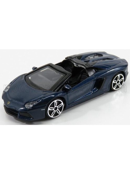 Burago - LAMBORGHINI AVENTADOR LP700-4 ROADSTER 2013 BLUE MET