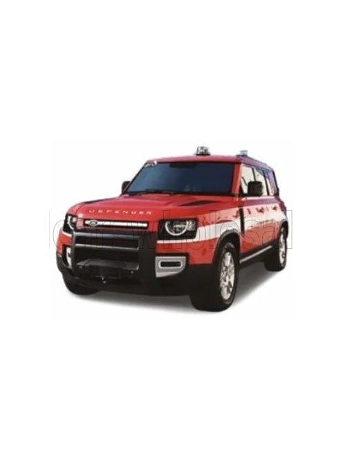 Burago - LAND ROVER NEW DEFENDER 110 VIGILI DEL FUOCO 2020 RED WHITE