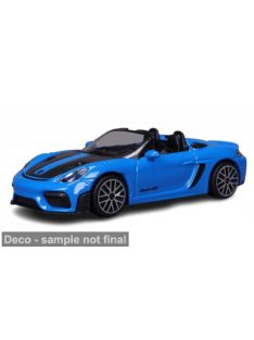 Burago - Porsche 718 Spyder RS, blau/schwarz, 2024, 1:43