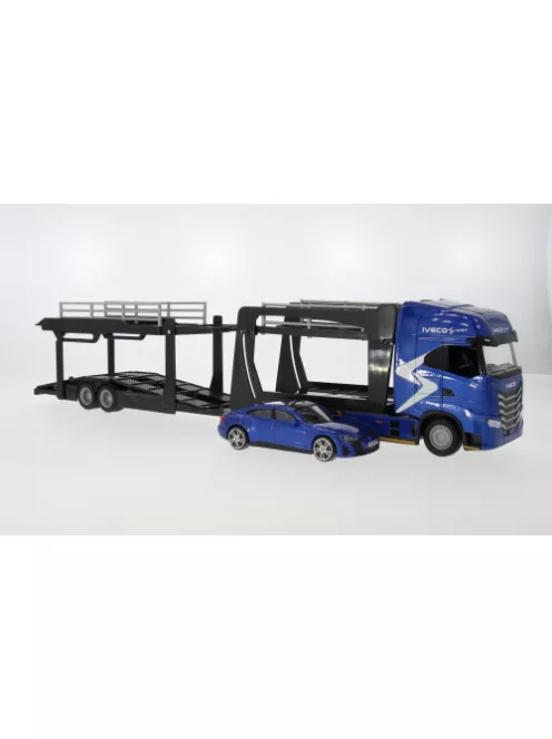 Burago - Iveco S-Way 570 silber/blau 1:43