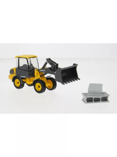 Burago - Volvo L25 W gelb/grau 1:50