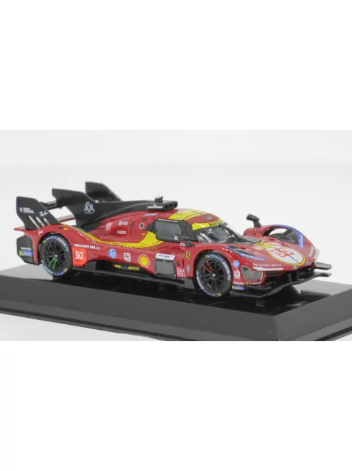 Burago - Ferrari 499P 3.0L TURBO V6 24h Le Mans 2025 #50 A.Fuoco/M.Molina
