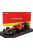 Burago - FERRARI F1  SF-23 TEAM SCUDERIA FERRARI N 55 POLE POSITION 3rd MONZA ITALY GP 2023 CARLOS SAINZ - WITH PILOT AND SHOWCASE RED BLACK YELLOW