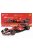 Burago - FERRARI F1  SF-24 TEAM SCUDERIA FERRARI N 16 WINNER ITALY MONZA GP 2024 CHARLES LECLERC - WITH PILOT AND SHOWCASE RED WHITE BLACK