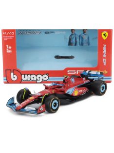   Burago - FERRARI F1  SF-24 TEAM SCUDERIA FERRARI N 55 5th MIAMI GP 2024 CARLOS SAINZ RED BLACK LIGHT BLUE