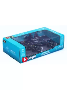   Burago - MERCEDES GP SET F1 2X W14 TEAM MERCEDES-AMG PETRONAS FORMULA ONE N 44 SEASON 2023 LEWIS HAMILTON + N 63 SEASON 2023 GEORGE RUSSELL MATT BLACK