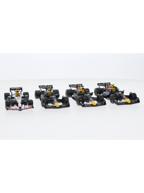 Burago - Bburago, Red Bull 4er Set: Red Bull Racing Formula 1, Formel 1, Oracle Red Bull Racing, Red Bull, 1:43