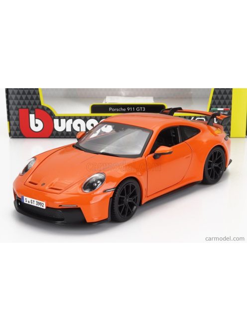 Burago - Porsche 911 992 Gt3 Coupe 2021 Orange