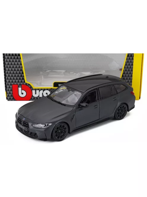 Burago - BMW 3-Series M3 M-Performance (G81) Touring SW Station Wagon Matt Grey 2023 - Bburago
