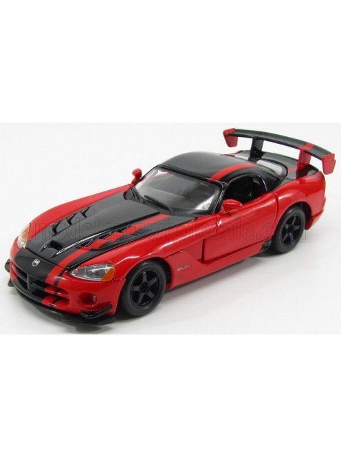 Burago - DODGE VIPER SRT-10 COUPE 2003 - WITH RED LINE RED BLACK