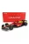 Burago - FERRARI F1-75 SCUDERIA FERRARI N 16 2nd MONZA GP ITALY (POLE POSITION) 2022 CHARLES LECLERC - WITH PILOT AND SHOWCASE - EXCLUSIVE CARMODEL RED YELLOW
