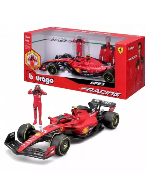 Burago - Ferrari F1 SF-23 Team Scuderia Ferrari #55 Season 2023 Carlos Sainz - Bburago