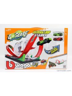   Burago - Accessories Diorama - Go Gears Extreme Hyper Loop & Launch With 2X Cars Included Various