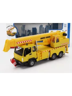 Burago - MAN TRUCK CRANE GRU BBRG-3000 3-ASSI 2010 YELLOW